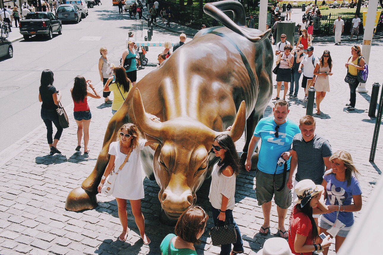 The Bronze Wall Street Bull